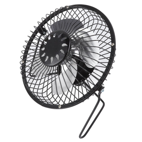 Mini Solar Fan 6V 3.5W USB Solar Powered Black Polysilicon Material Portable Solar Panel Fan for Picnic Fishing