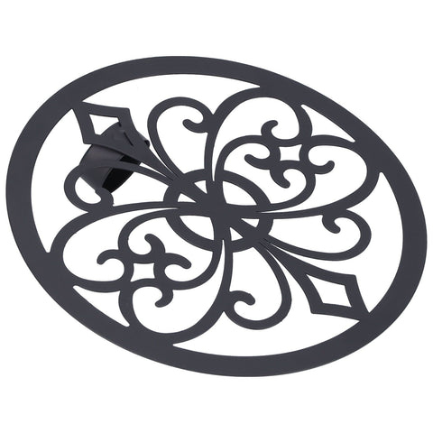 Wall Hanging Candle Holders Black European Retro Prevent Dripping Baroque Wall Candlestick