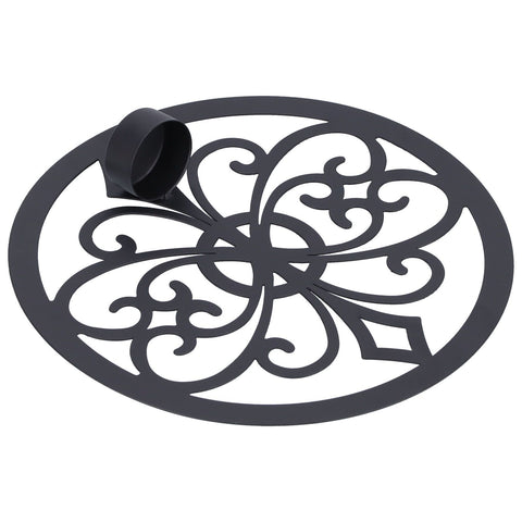 Wall Hanging Candle Holders Black European Retro Prevent Dripping Baroque Wall Candlestick
