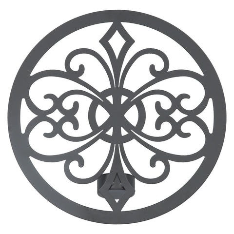 Wall Hanging Candle Holders Black European Retro Prevent Dripping Baroque Wall Candlestick