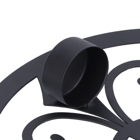 Wall Hanging Candle Holders Black European Retro Prevent Dripping Baroque Wall Candlestick