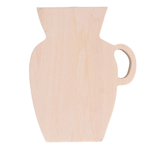 Wood Vase Simple Vintage Style Natural Pinewood Durable Sturdy Odorless Unpainted Wooden Flower Vase