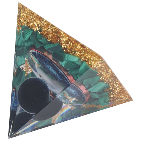 Orgone Pyramid Exquisite Healing Energized Gemstones Pyramids for Home Offices Bedroom