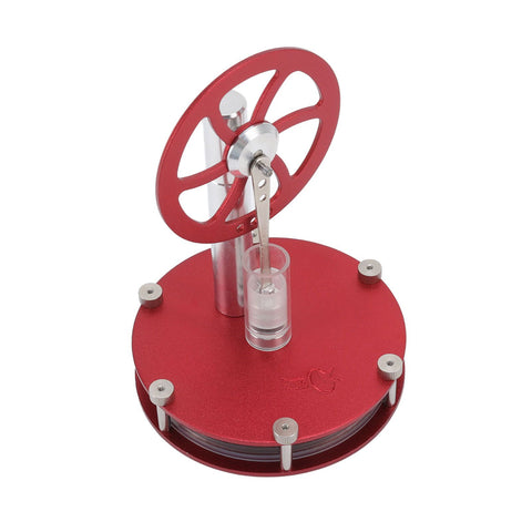 Stirling Engine Model Low Temperature Differential Education Toy Metal Hot Air Engine Motor for Kids Learning