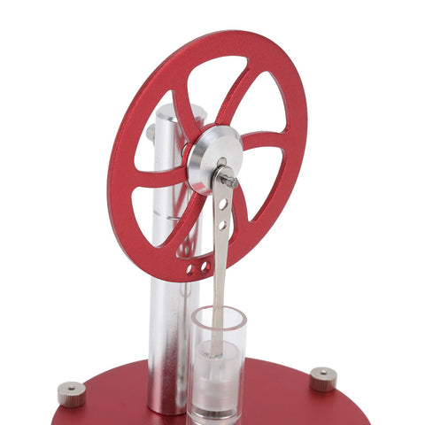 Stirling Engine Model Low Temperature Differential Education Toy Metal Hot Air Engine Motor for Kids Learning