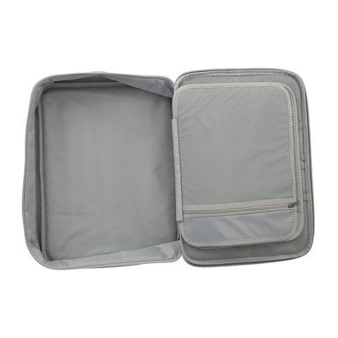 Document Bag Fireproof Waterproof Portable Large Size Multi Layer File Organizer for Home and TravelSilver