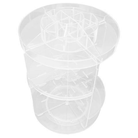 Makeup Organizer 360 Degree Rotation Cosmetic Storage Box Large Capacity Acrylic Jewelry Storage Rack