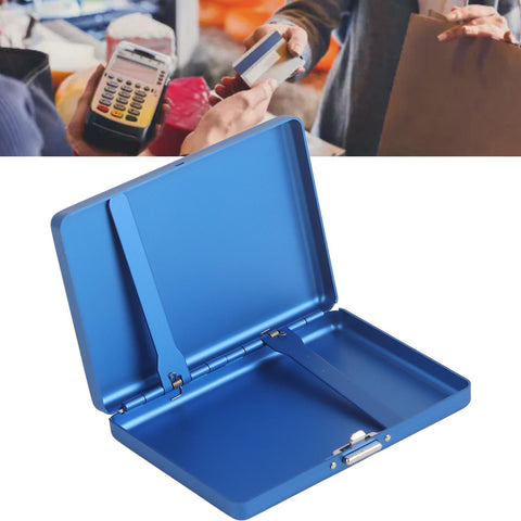 Cigarette Case Aluminium Alloy High Durability Fashion Glossy Exquisite Texture Cigarette Holder for Travel OutdoorBlue