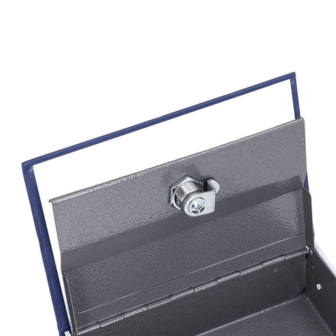Safe Box Simulation Book Shape Decorative Storage Money Case for Bedroom Living Room OfficeBlue
