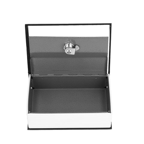 Safe Box Simulation Book Shape Decorative Storage Money Case for Bedroom Living Room OfficeBlack