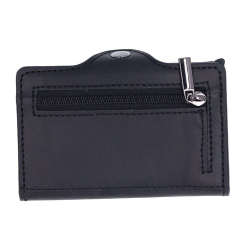 Credit Card Holders Large Capacity Small Light Black Tabby Portable Business Card Case for Business Trips Travel Parties
