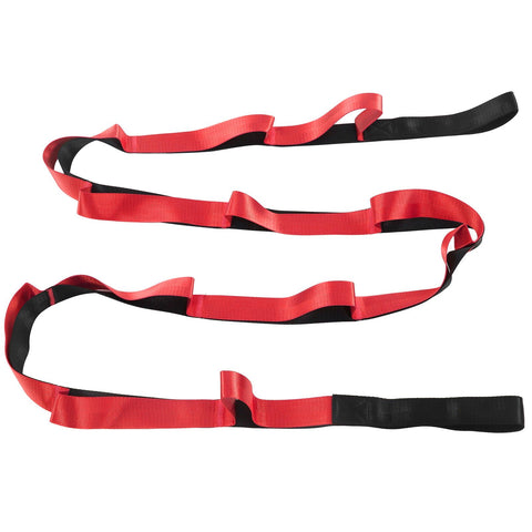 Stretch Strap Yoga Nylon Elastic Band Exercise Equipment for Home Workout Flexibility PilatesRed