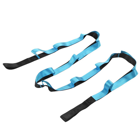 Stretch Strap Yoga Nylon Elastic Band Exercise Equipment for Home Workout Flexibility PilatesBlue