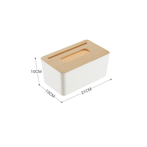 Tissue Box Holder Large Capacity Detachable Mini Tissue Storage Container for Bathroom Bedroom Dressers DesksRectangle