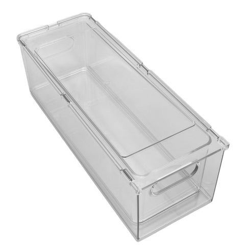 Drawer Storage Box Multifunctional Stackable Storage Container for Toothpaste Hairspray Soap Makeup Wipes Facial Tissue 3L
