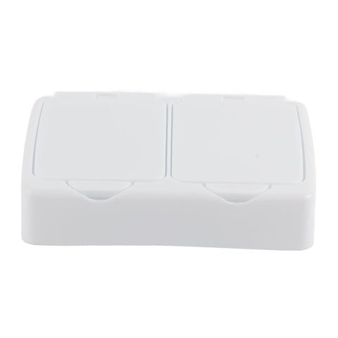 Cosmetic Storage Box Cartoon Pattern Plastic Storage Containers Multifunctional Student Stationery Storage Box Double Grid