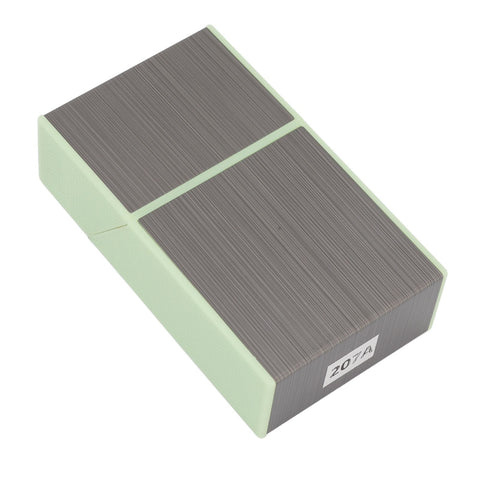 Luminous Cigarette Case USB Rechargeable Cigarette Box with Electric Lighter for Whole Package 20pcs 84‑100mm Cigarettes Black