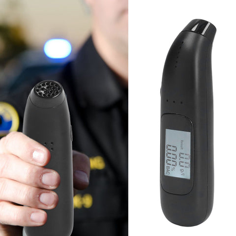 Alcohol Tester DC5V 1A Blowing Type High Accuracy Portable Alcohol Breathalyzer Quick Check Breathalyzer for Driver