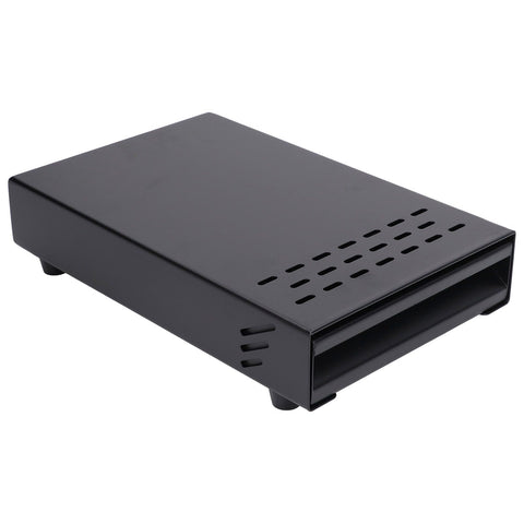 Coffee Knock Box Drawer Stainless Steel Thickened Coffee Residue Powder Box for Household ShopBlack