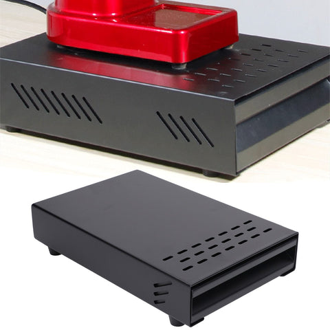 Coffee Knock Box Drawer Stainless Steel Thickened Coffee Residue Powder Box for Household ShopBlack