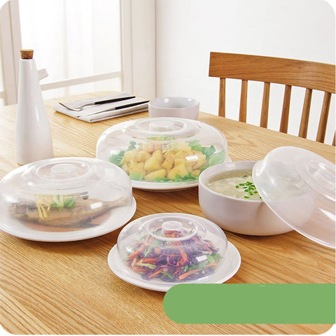 Microwave Cover Transparency PP Material Food Protection Grab Design Safe Healthy Microwave Splatter CoverSmall Size 14cm