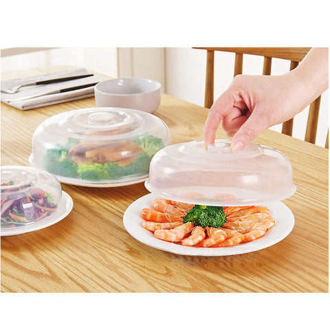 Microwave Cover Transparency PP Material Food Protection Grab Design Safe Healthy Microwave Splatter CoverSmall Size 14cm