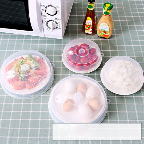 Microwave Cover Transparency PP Material Food Protection Grab Design Safe Healthy Microwave Splatter CoverSmall Size 14cm