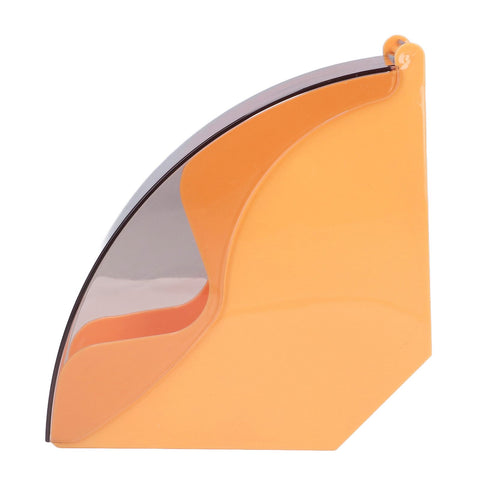 Coffee Filter Holder Coffee Paper Storage Rack with Dustproof Cover Coffee Filter Paper Container for Coffee Shop Home Yellow