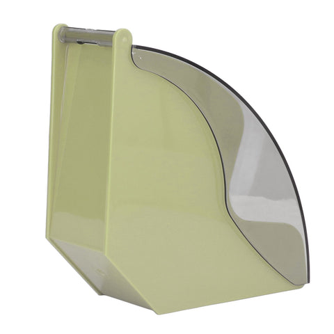Coffee Filter Holder Coffee Paper Storage Rack with Dustproof Cover Coffee Filter Paper Container for Coffee Shop Home Green