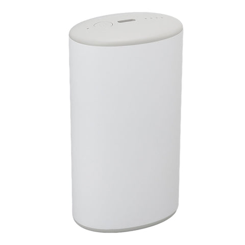 6000mAh Mini Hand Warmer Two Gears Double Protection USB Charging Pocket Heater for Winter Outdoor White