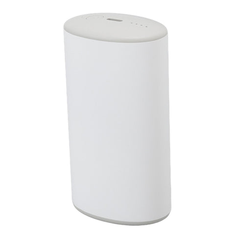 6000mAh Mini Hand Warmer Two Gears Double Protection USB Charging Pocket Heater for Winter Outdoor White