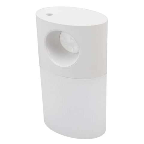 Mini Humidifier Quiet USB Rechargeable Fine Mist Portable Desktop Humidifier with Night Light for Home Office 350ml White