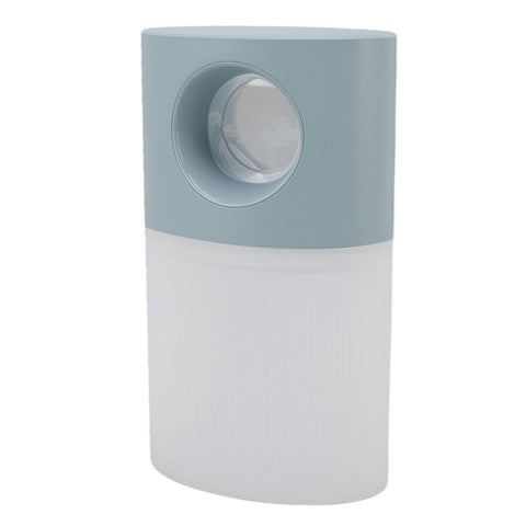 Mini Humidifier Quiet USB Rechargeable Fine Mist Portable Desktop Humidifier with Night Light for Home Office 350ml Blue