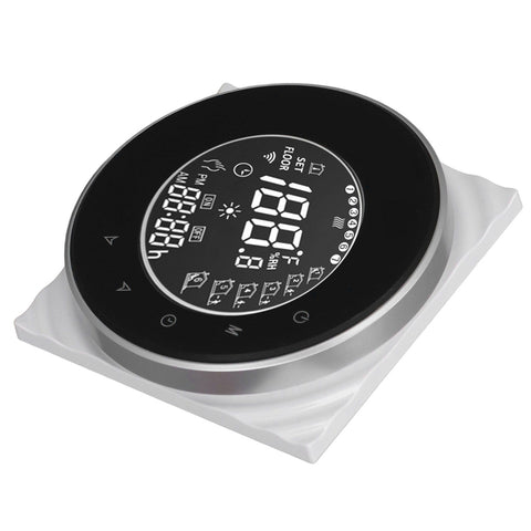 Smart Floor Heat Thermostat Voice Phone Control LCD Touch Screen WiFi Thermostat for Electric Heating Systems 95‑240VAC