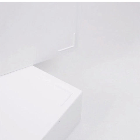 Desktop Drawer Organizer Waterproof Dustproof Plastic DIY Combination Multi Layer Stackable Drawer Storage Case Striped White 2 Drawers