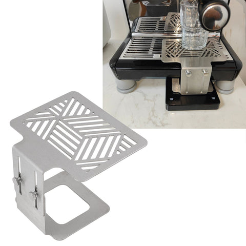 Coffee Machine Electronic Scale Rack 304 Stainless Steel Adjustable Height Coffee Machine Scale Weighing Stand Silver