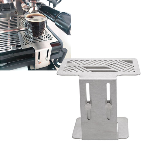 Coffee Machine Electronic Scale Rack 304 Stainless Steel Adjustable Height Coffee Machine Scale Weighing Stand Silver
