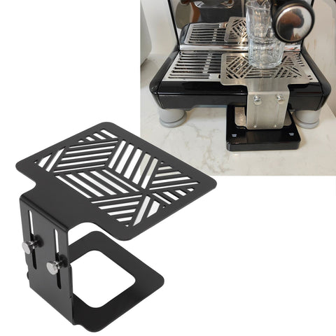 Coffee Machine Electronic Scale Rack 304 Stainless Steel Adjustable Height Coffee Machine Scale Weighing Stand Black