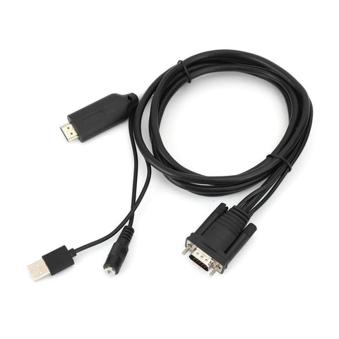 HDMI to VGA Adapter Adapter Digital to Analog Transformer with 1.8m USB