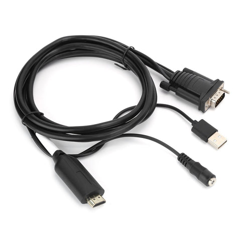 HDMI to VGA Adapter Adapter Digital to Analog Transformer with 1.8m USB