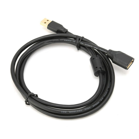 MINDPURE USB 2.0 Extender Gilded Flexible Antioxidant EcoFriendly Data Exte