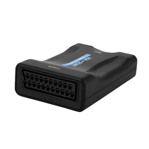 VGA to SCART Video Audio Adapter Adapter USB With Remote Control