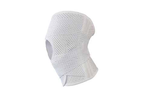 Knee Brace with Side Stabilizers for Meniscus Tear Knee Pain Breathe Knee Sleeve Relieve Knee Pain Injury Recovery for Working Out, Knee Support -White / 2XL