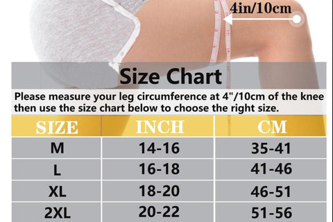 2 Pack Copper Knee Braces with Strap for Knee Pain Women Men Knee Support - M