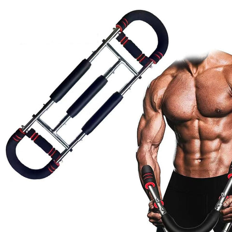 Twister Arm Trainer Adjustable Twister Arm Chest Exerciser With 3 Springs - Red