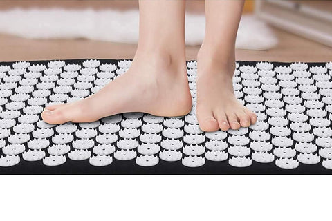 Body Massager Acupressure Cushion Mat(Black)