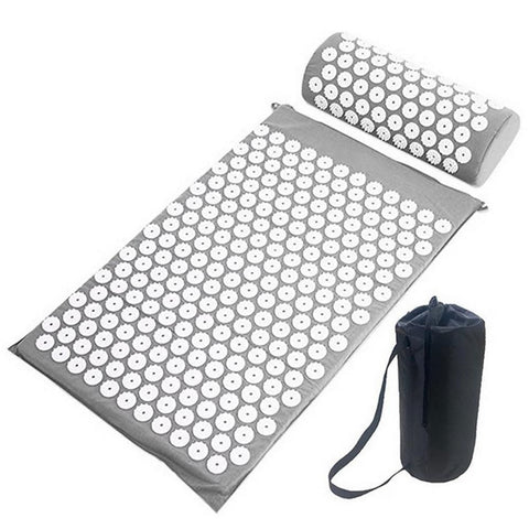 Body Massager Acupressure Cushion Mat(Black)