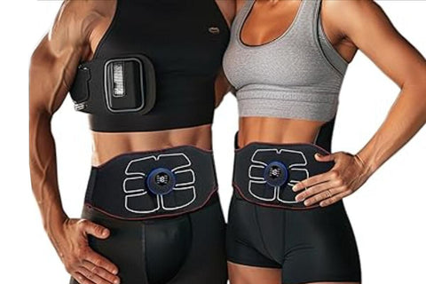 ABS Stimulator EMS Abdominal Muscle Trainer Smart Toning Belt for Home Workouts - L