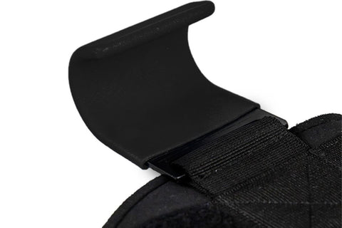 2pcs Weight Lifting Hook Hand Grip Support Wrist Straps Powerlifting Grips Gym Gloves(Black)