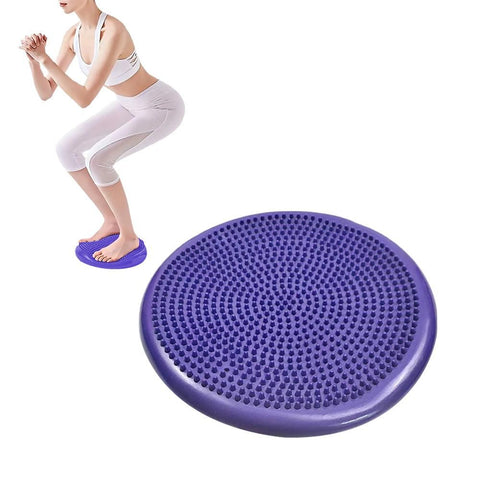 Yoga Training Mat Exercise Balance Stability Cushion Yoga Training Accessories -Purple